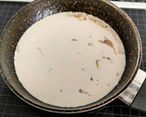 Foto del paso 7 de la receta: Espaguetis con setas y salsa de nata con soja texturizada