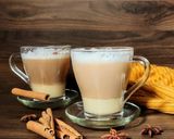 A picture of step 7 of Biryani chai, layered tea with spices.