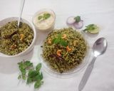 A picture of step 5 of Mint Rice.