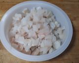 Foto del paso 3 de la receta: 122. Pastel de merluza y gambas