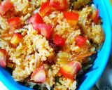 A picture of step 4 of Mexican Rice.