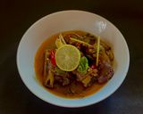 A picture of step 9 of Mutton Nalli Nihari Pakistani style.