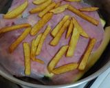Foto del paso 3 de la receta: Tortilla rellena de jamón y queso