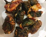 Hình bước làm 5 của món Gà Cuộn Lá Lốt