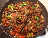 Foto langkah ke 4 dari resep Tumis Daging Khas Hunan Pedas Mantap 🔥🔥🔥🔥.