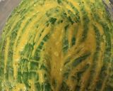 A picture of step 3 of Colocasia leaves patra.... pakwangli.