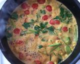 A picture of step 2 of California Farm Blue Corn Tortilla Soup.