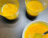 A picture of step 6 of Mango Custard Pudding with Walnuts.