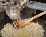 Rizottó dél-tiroli speck sonkával, friss spenóttal, és Gorgonzola sajttal recept fázis 4 fotója