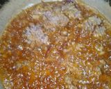 A picture of step 2 of Aloo qeema.