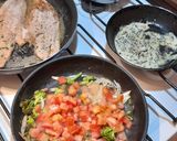 Foto del paso 1 de la receta: Filete de pescado (pescadilla) con salsa de verdeo y vegetales