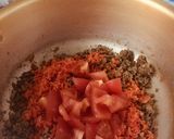 Foto del paso 3 de la receta: Wok de coliflor con carne molida y vegetales!