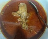 A picture of step 7 of Chicken qorma.