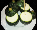 Foto del paso 1 de la receta: Calabacines Luna Rellenos de Champiñones