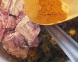 A picture of step 5 of Mutton biryani.