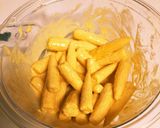 A picture of step 2 of Young Corn Curry Fritters.