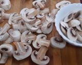 Foto del paso 3 de la receta: Brochetas de langostinos y champiñones con salsa balsámica al Pedro Ximénez
