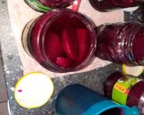 Cékla - betevés télire recept fázis 6 fotója