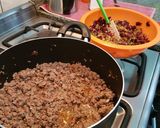 Foto del paso 1 de la receta: Relleno de carne con verduras para pascualina