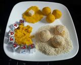 Foto langkah ke 2 dari resep Onde labu kuning keju.