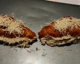 Une image de l'étape 4 de Croissants sauce champignons.