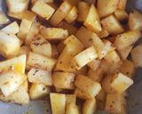 A picture of step 3 of Aloo methi.