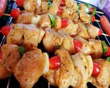 Une image de l'étape 8 de Brochettes de poulet marinés au curry cuisson cocotte magimix ou cuisson woodfire.