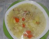 Foto del paso 4 de la receta: Caldo de pollo y arroz...🍽🍜