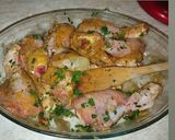 Une image de l'étape 1 de Colombo de poulet.