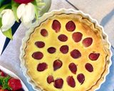 Une image de l'étape 5 de Tarte aux fraises, mascarpone et lait ribot.