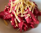 Foto del paso 4 de la receta: Mostacholes con salsa de remolachas ❤️