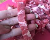 Foto langkah ke 6 dari resep Oseng Daging Sapi Cabe Ijo.