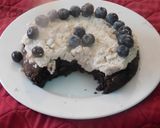 A picture of step 10 of Simply delicious Blueberry choecolate cake for the New Year.
