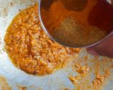 A picture of step 3 of Arbi ki sabji.