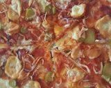 Pizza na cienkim cieście krok przepisu 5 zdjęcie
