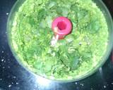 Spinach mutter puri recipe step 2 photo