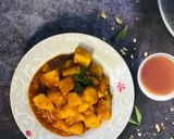 A picture of step 4 of Paten Dankalin Hausa/ Sweet potato porridge.