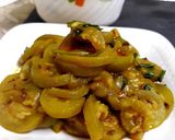 A picture of step 5 of Stir fried bottlegourd.