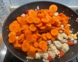 A picture of step 18 of Chicken with Cashews, Bell Peppers, and Carrots.