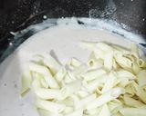 A picture of step 9 of ALFREDO PENNE PASTA.