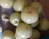 A picture of step 1 of Vegan Amla Chundo.