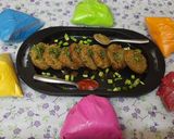 A picture of step 12 of Holi special crispy hara bhara kabab.