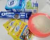 Foto langkah ke 1 dari resep 22. Puding oreo full cream.
