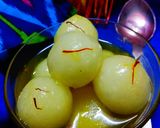 A picture of step 5 of Sabudana Rasgulla.
