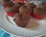 Foto del paso 6 de la receta: Magdalenas de choco y nuez con corazón de dulce de leche