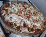 Húsos zöldség szarvacskával recept fázis 5 fotója