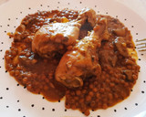 Foto del paso 5 de la receta: Muslitos de pollo en salsa con setas y canela