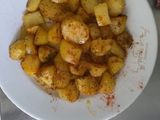Patatas cocidas en microondas