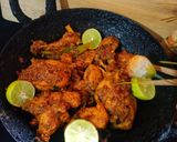 A picture of step 7 of Balochi Tikka.