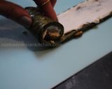 A picture of step 17 of Spinach and garlic-yogurt rolls.